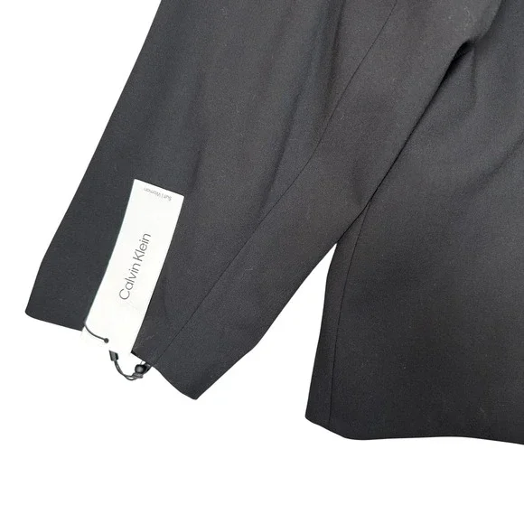 Calvin Klein Womens Black Button Professional Suit Blazer Jacket Plus 24W NWT - Picture 6 of 12
